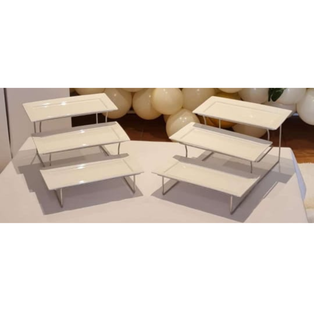 Glass Savory Stand – (3 Tier)
