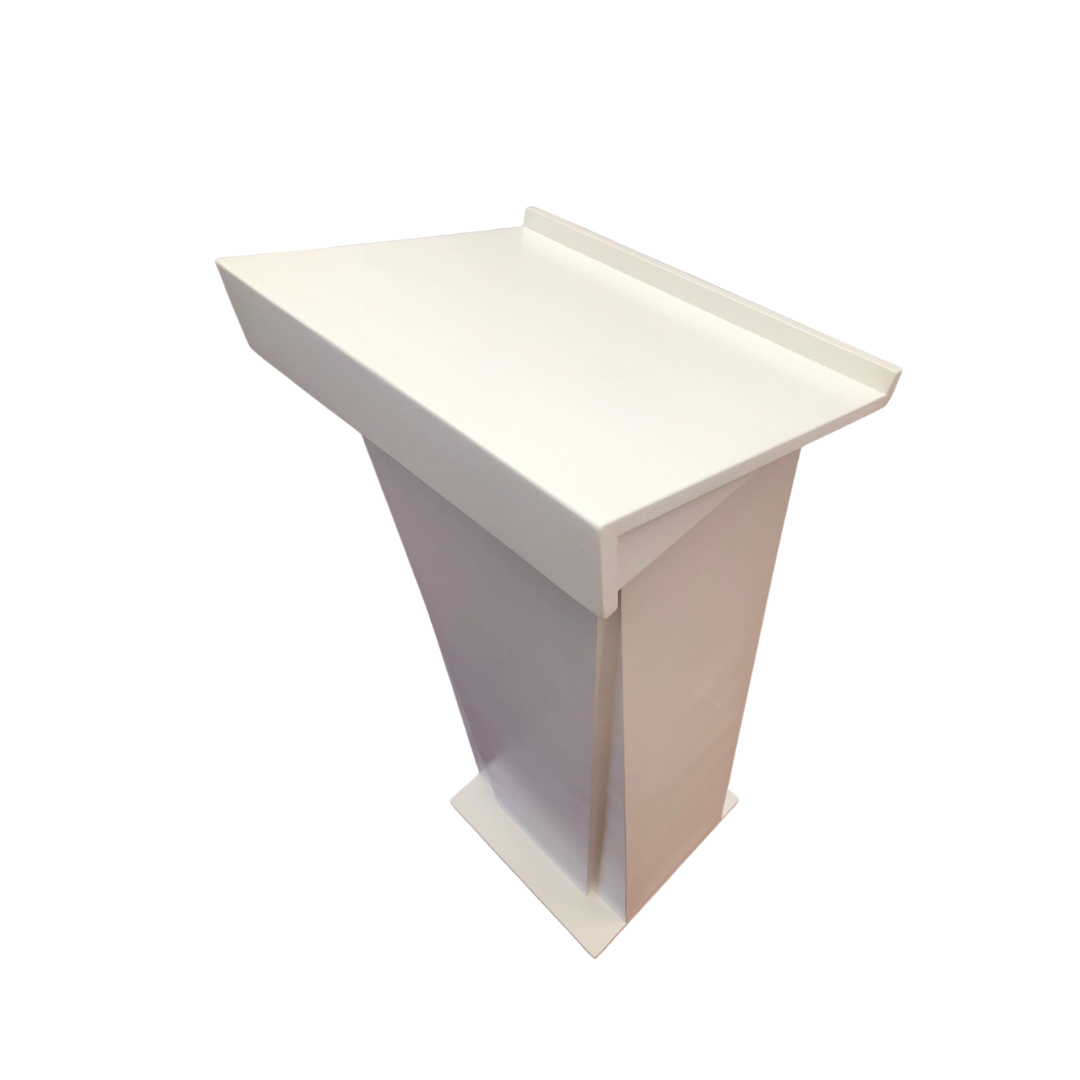 Stage Podium White