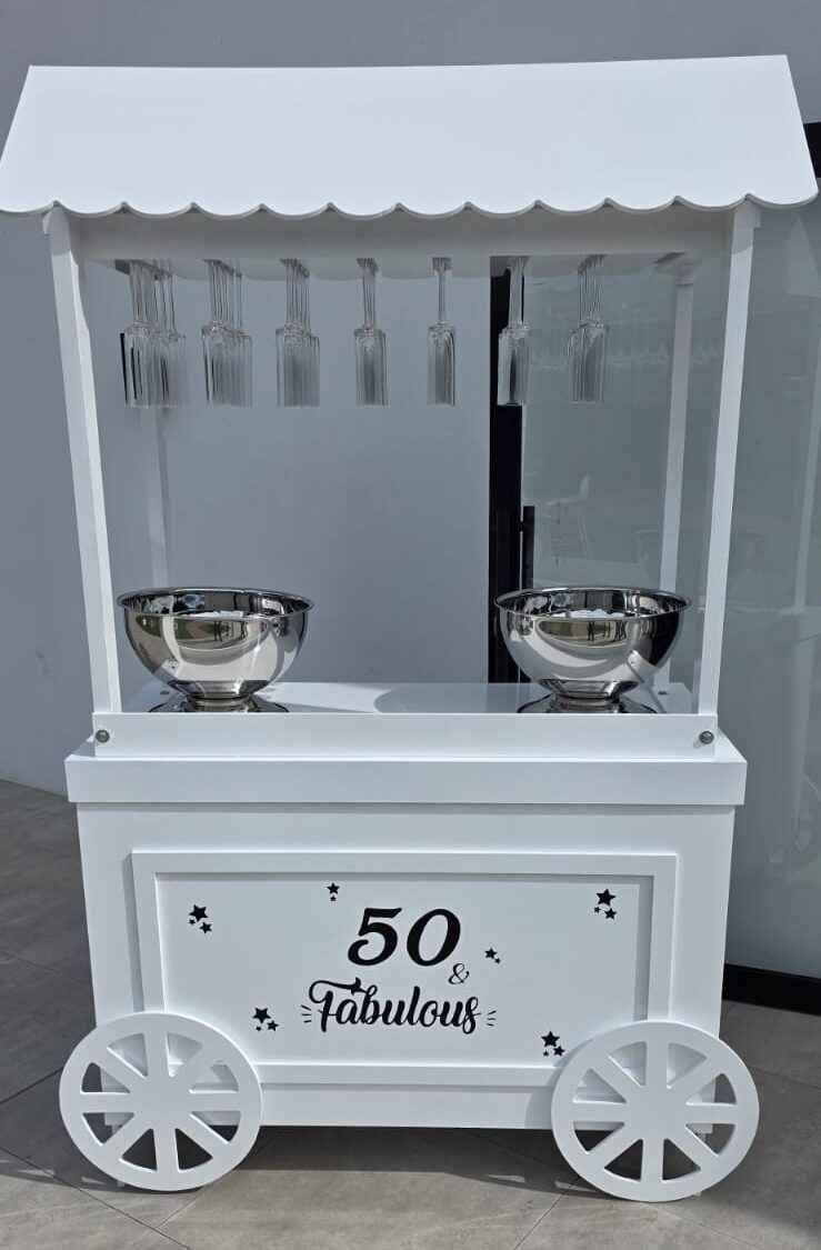 Candy/glass cart