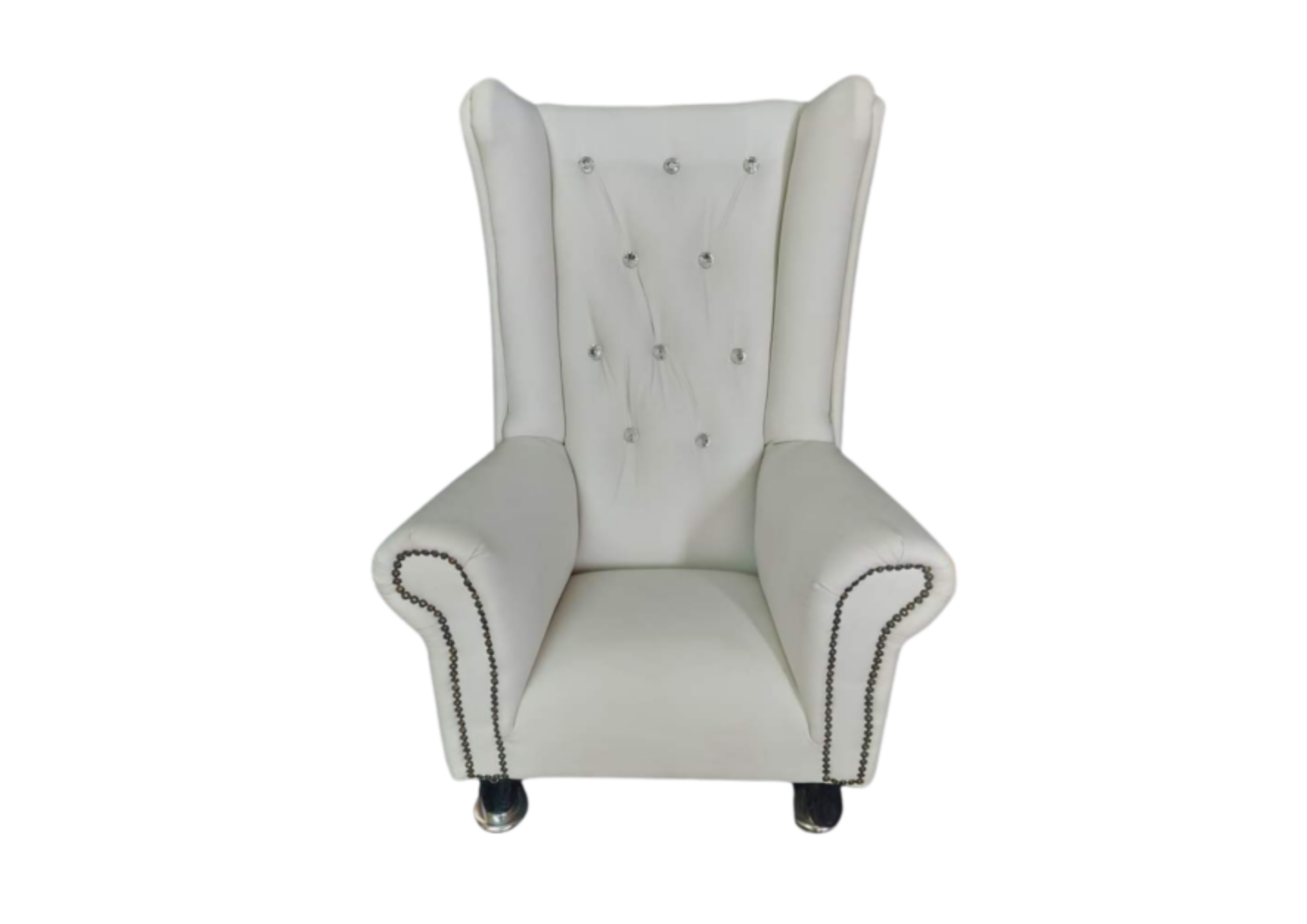 Throne Kiddies Chair – White