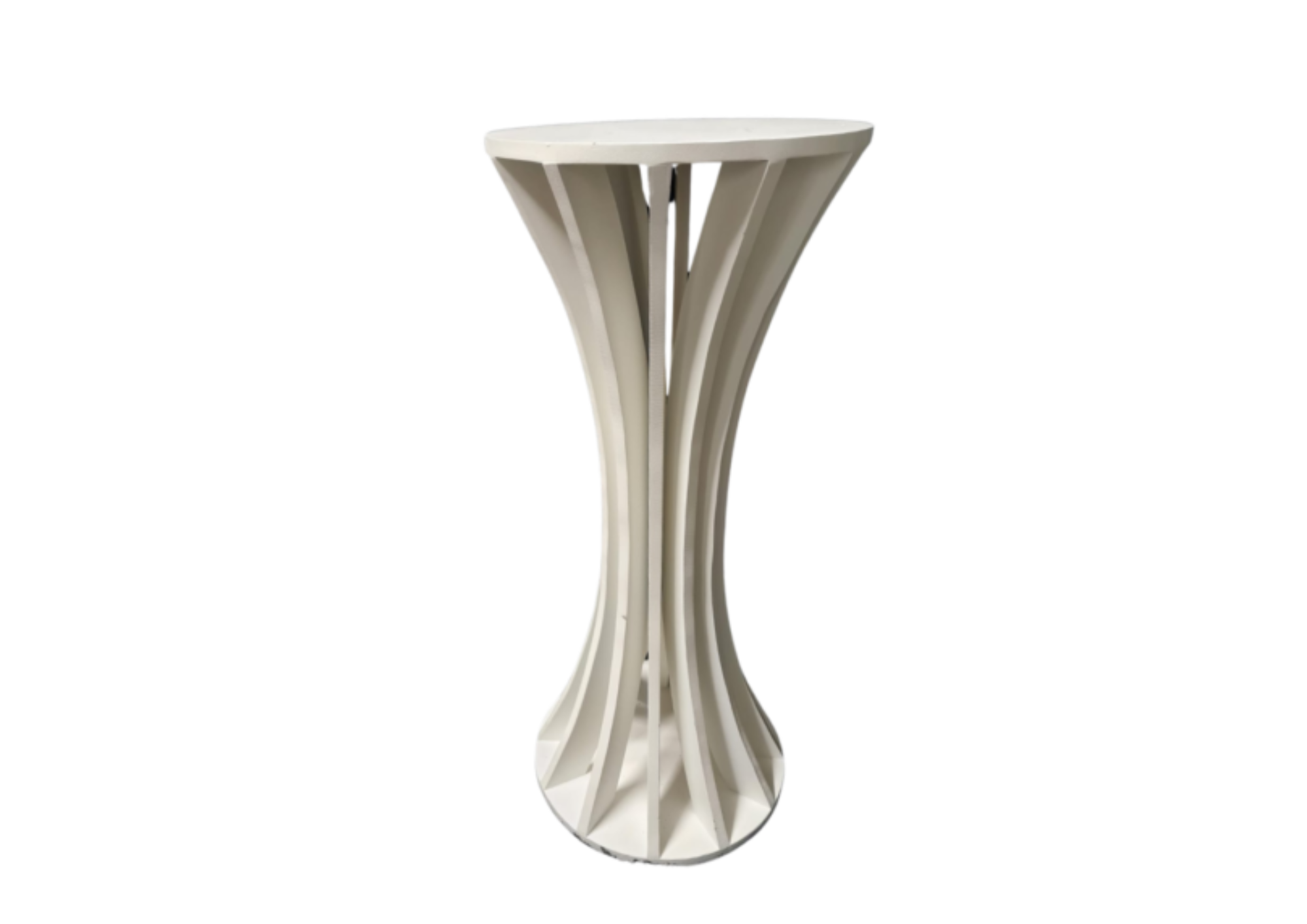 Warp Shape White Plinth