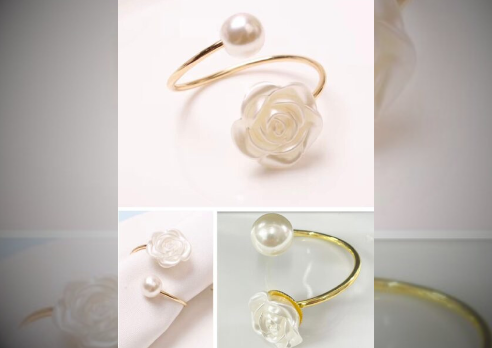 Pearl napkin ring